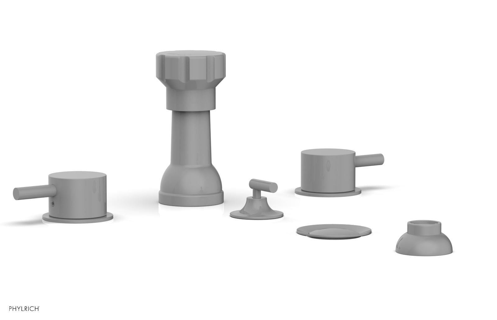 Phylrich BASIC II Four Hole Bidet Set - Lever Handles