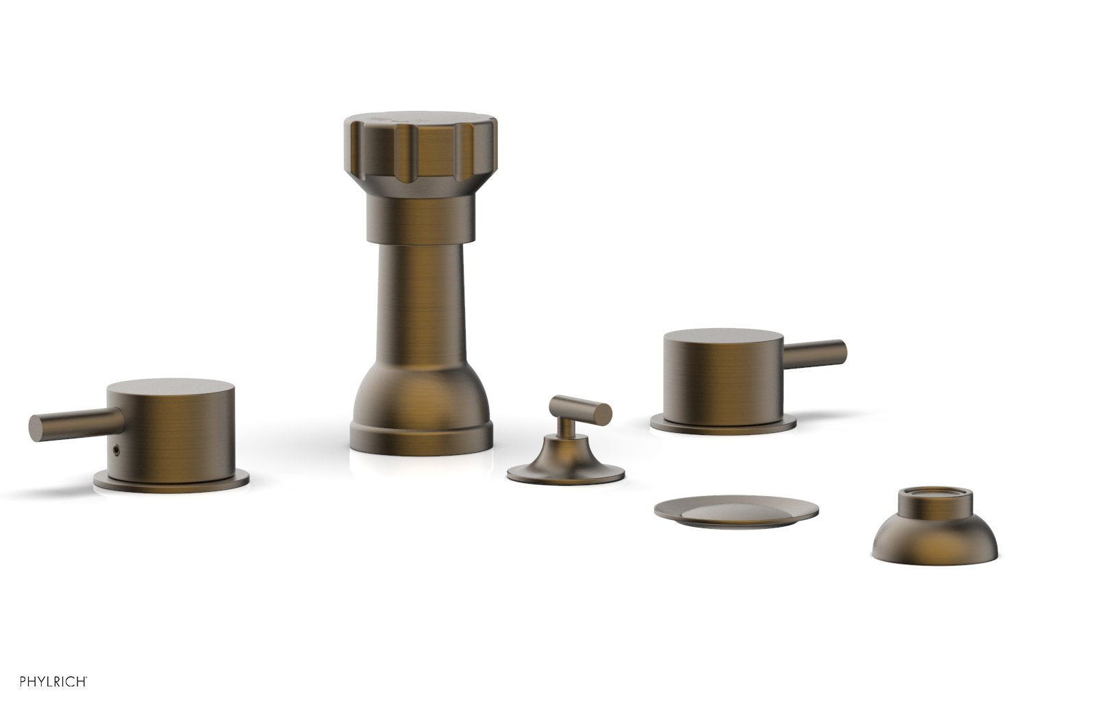 Phylrich BASIC II Four Hole Bidet Set - Lever Handles