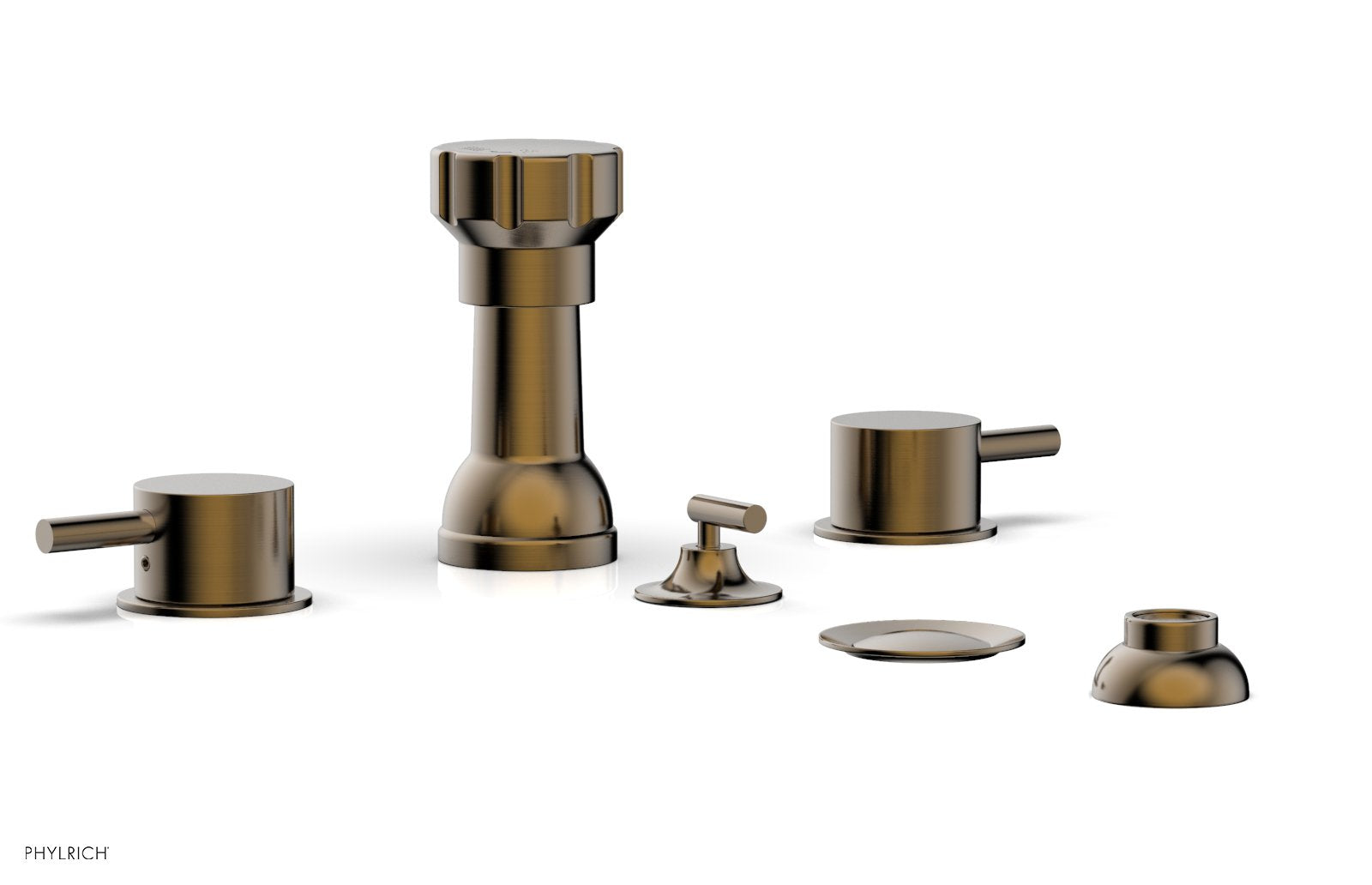 Phylrich BASIC II Four Hole Bidet Set - Lever Handles