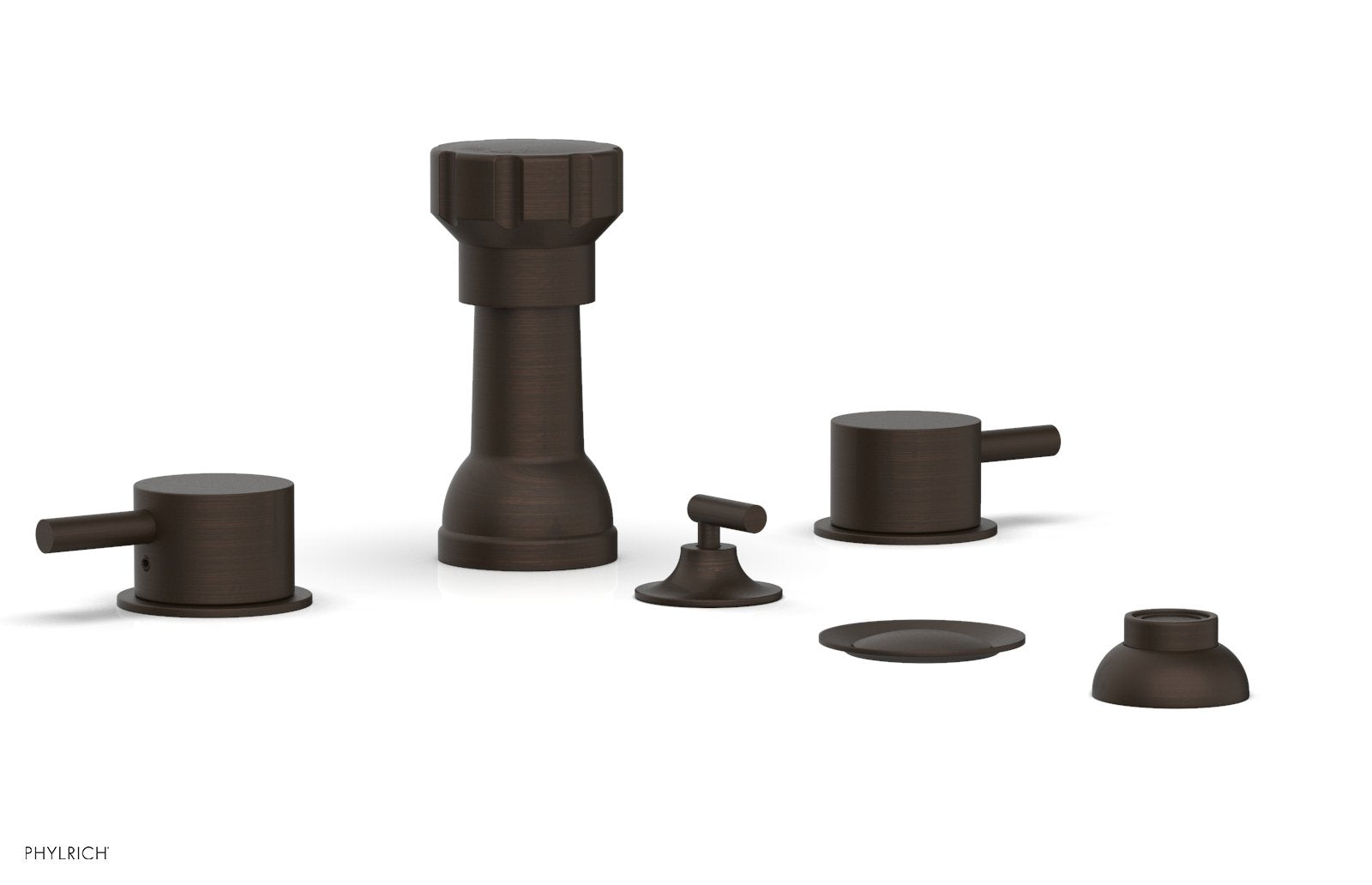 Phylrich BASIC II Four Hole Bidet Set - Lever Handles