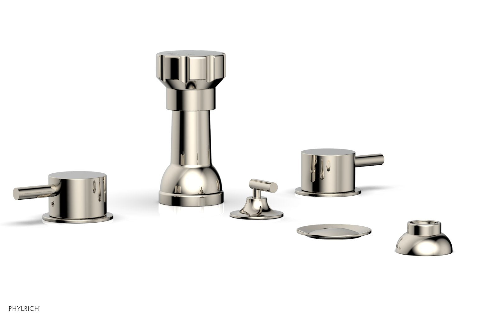 Phylrich BASIC II Four Hole Bidet Set - Lever Handles