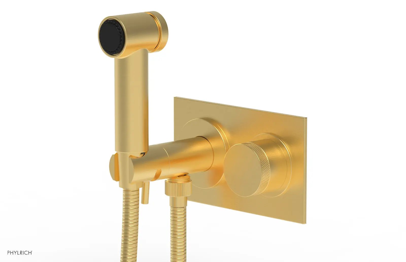 Phylrich BASIC II Wall Mounted Bidet Knurled Handle by Phylrich