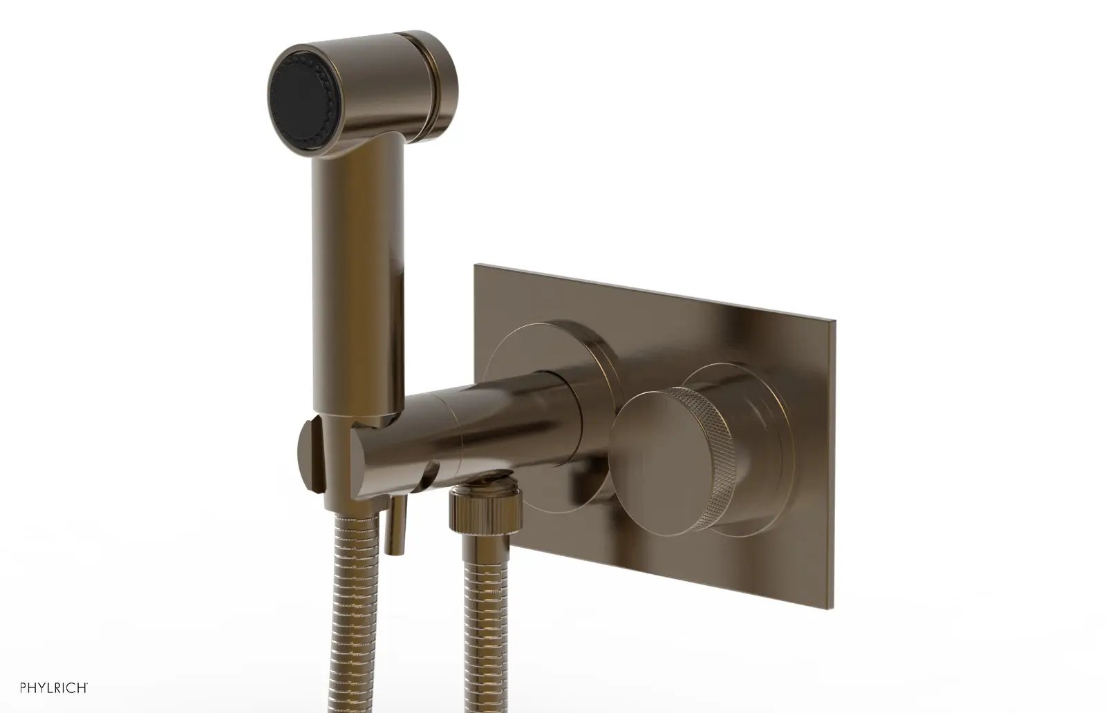 Phylrich BASIC II Wall Mounted Bidet Knurled Handle by Phylrich