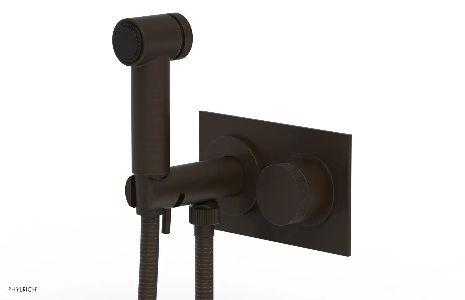 Phylrich BASIC II Wall Mounted Bidet Knurled Handle by Phylrich