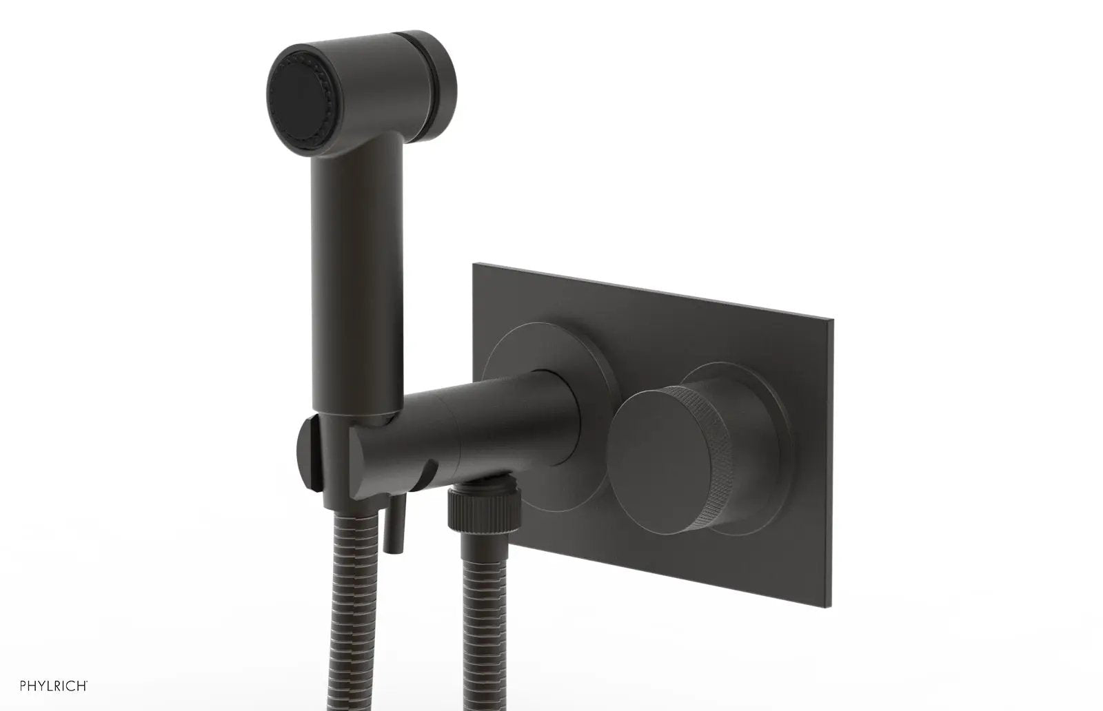 Phylrich BASIC II Wall Mounted Bidet Knurled Handle by Phylrich