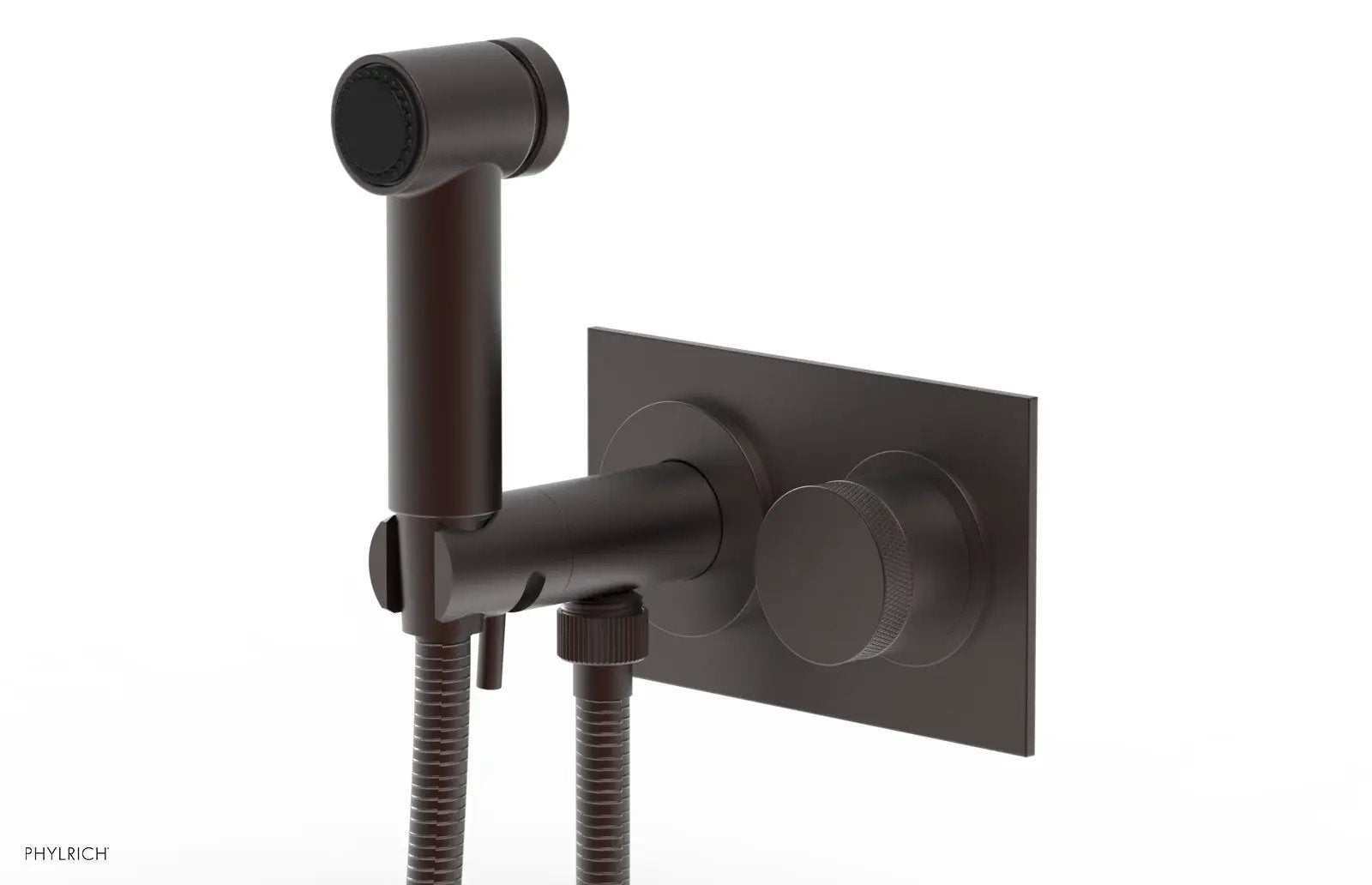 Phylrich BASIC II Wall Mounted Bidet Knurled Handle by Phylrich