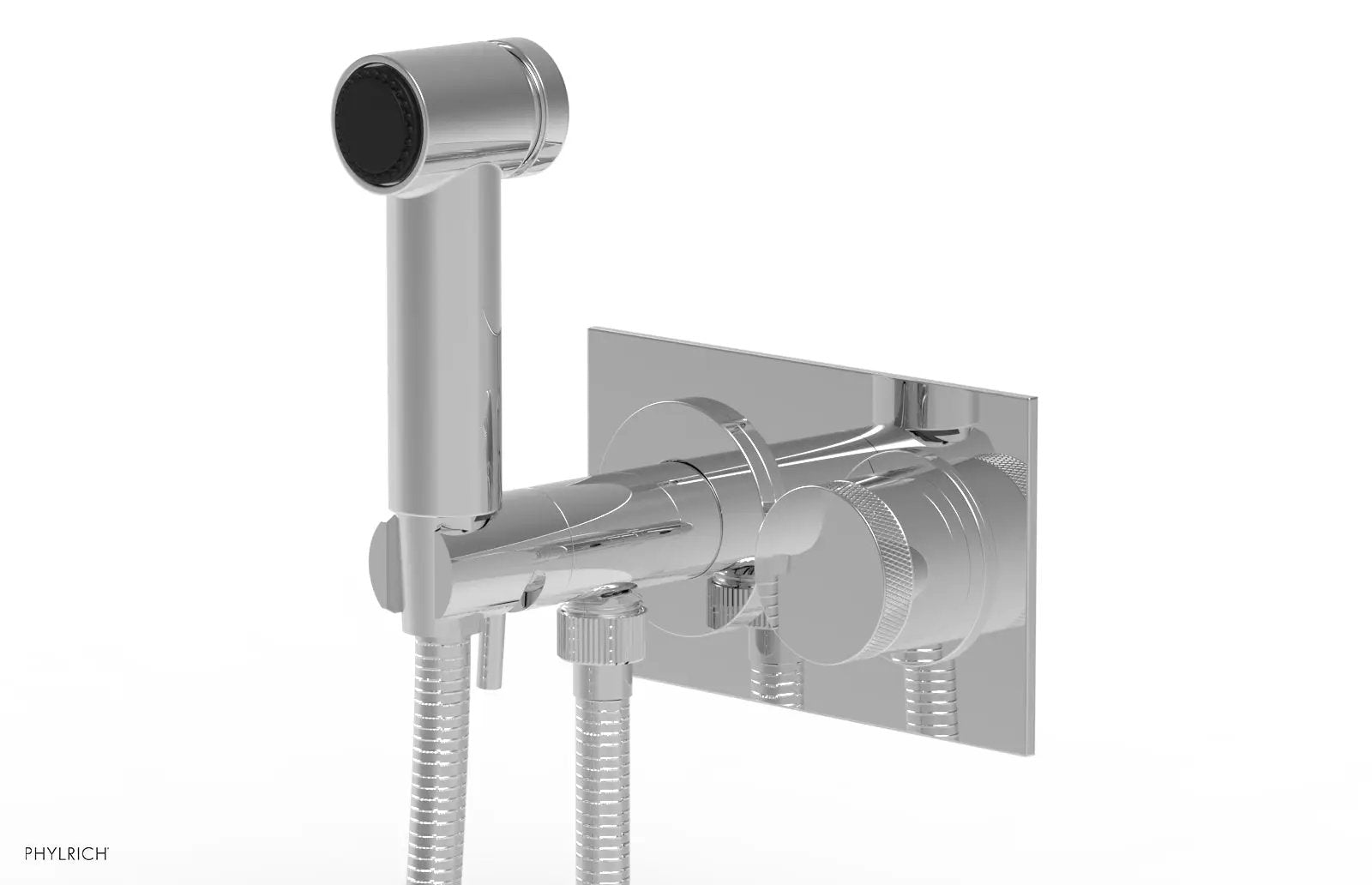 polished chrome bidet