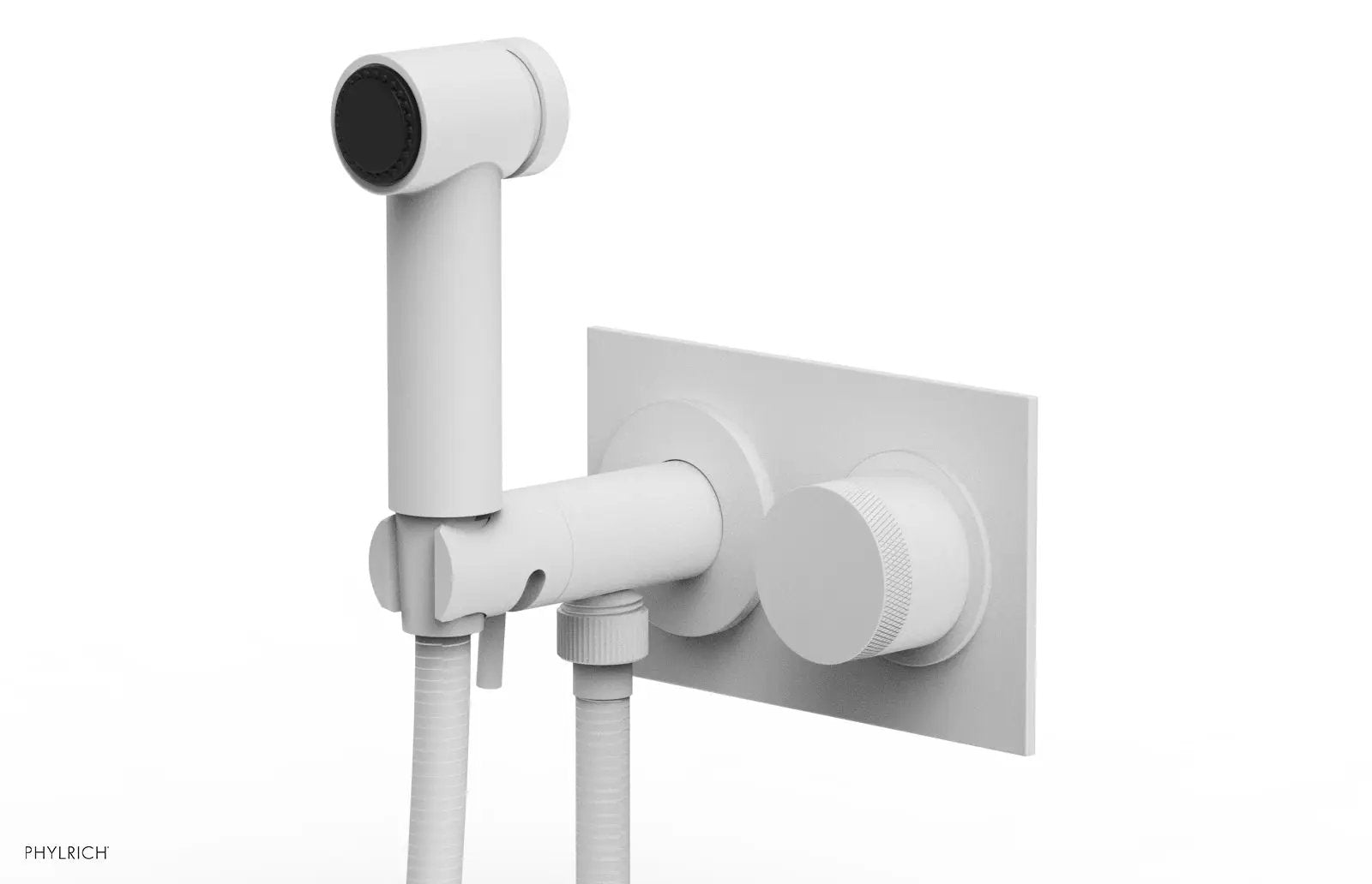 Phylrich BASIC II Wall Mounted Bidet Knurled Handle by Phylrich