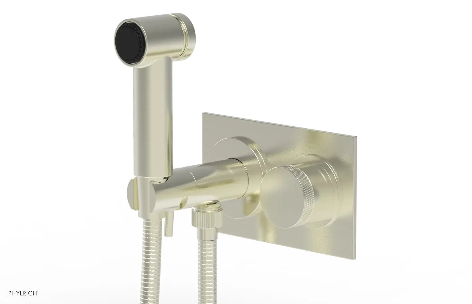 Phylrich BASIC II Wall Mounted Bidet Knurled Handle by Phylrich