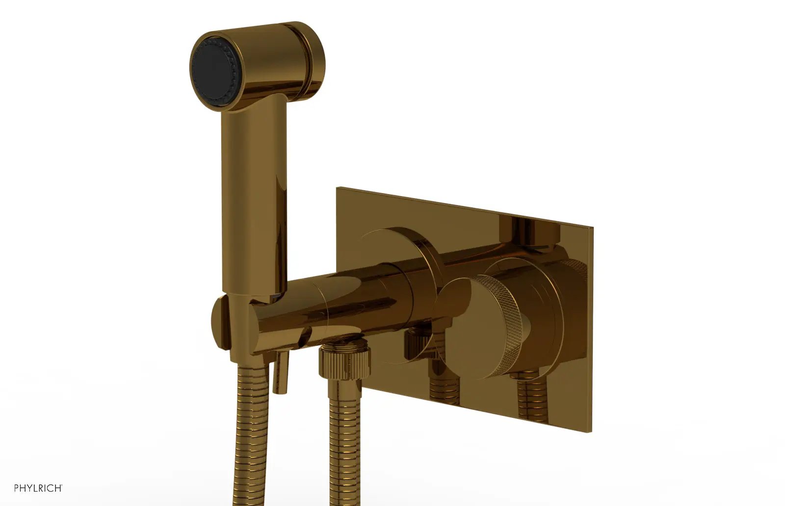 Phylrich BASIC II Wall Mounted Bidet Knurled Handle by Phylrich