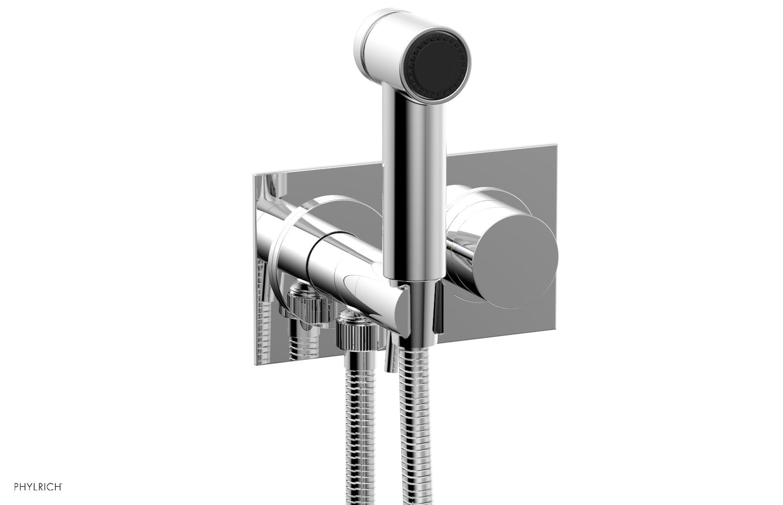 polished chrome bidet