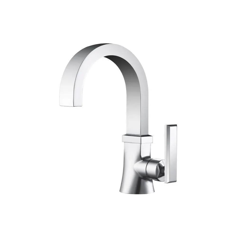 chrome bathroom faucet