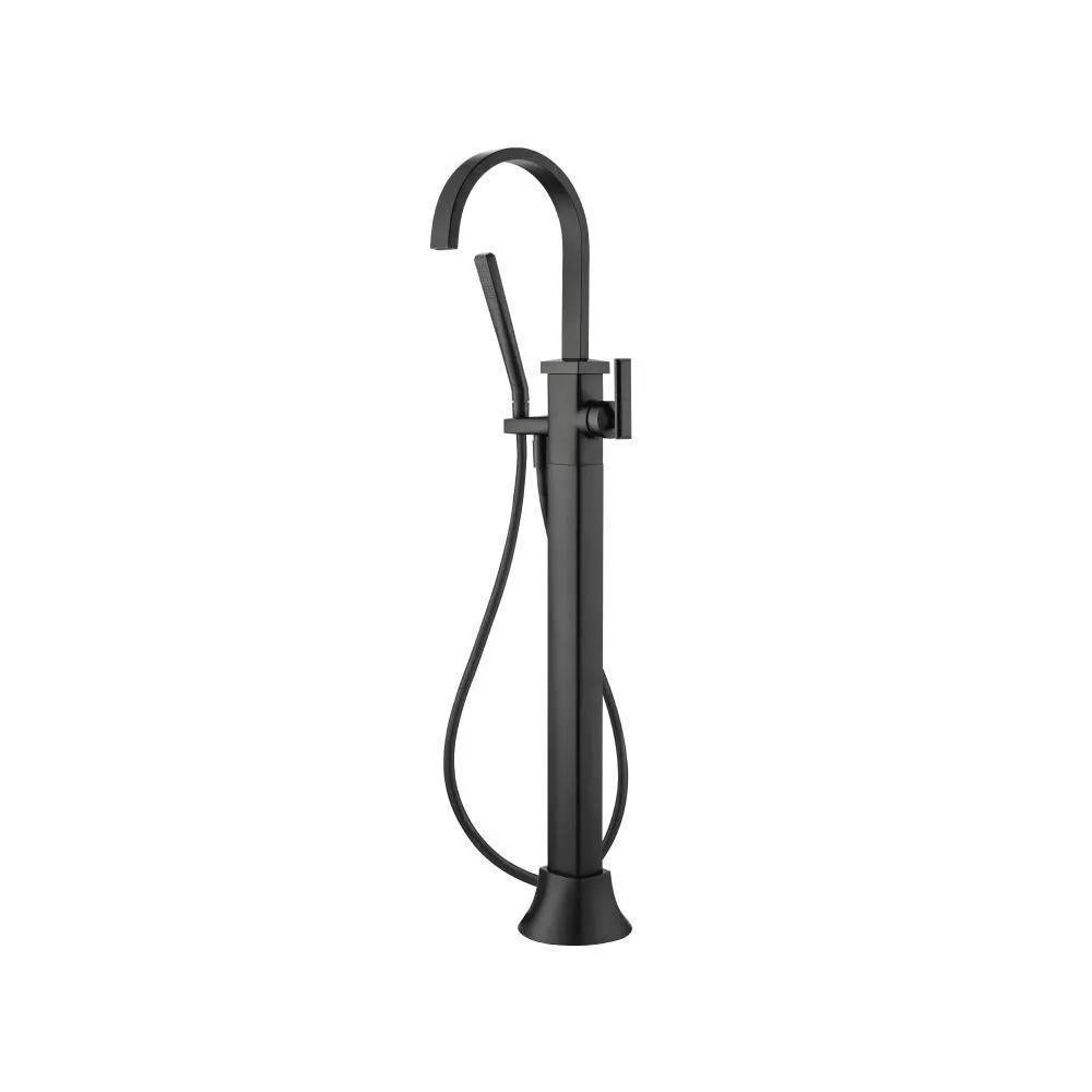 Flusso Serie 100 Freestanding Floor Mount Bathtub / Tub Filler with Hand Shower by Flusso