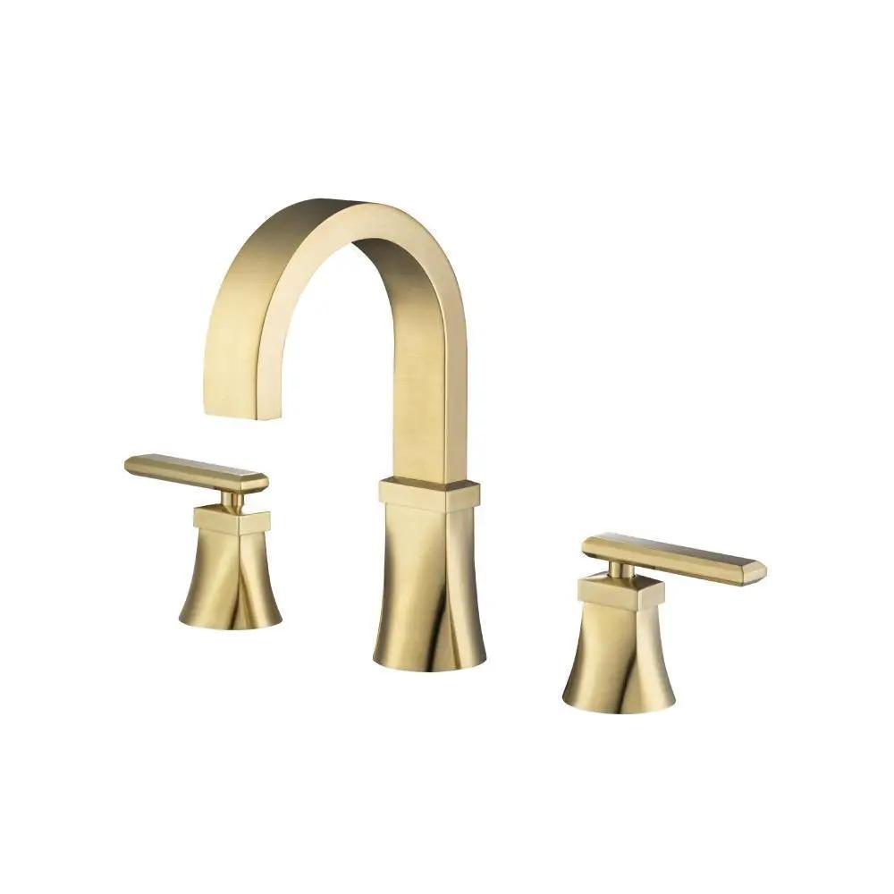 Flusso Serie 230 Three Hole 8" Widespread Two Handle Bathroom Faucet by Flusso
