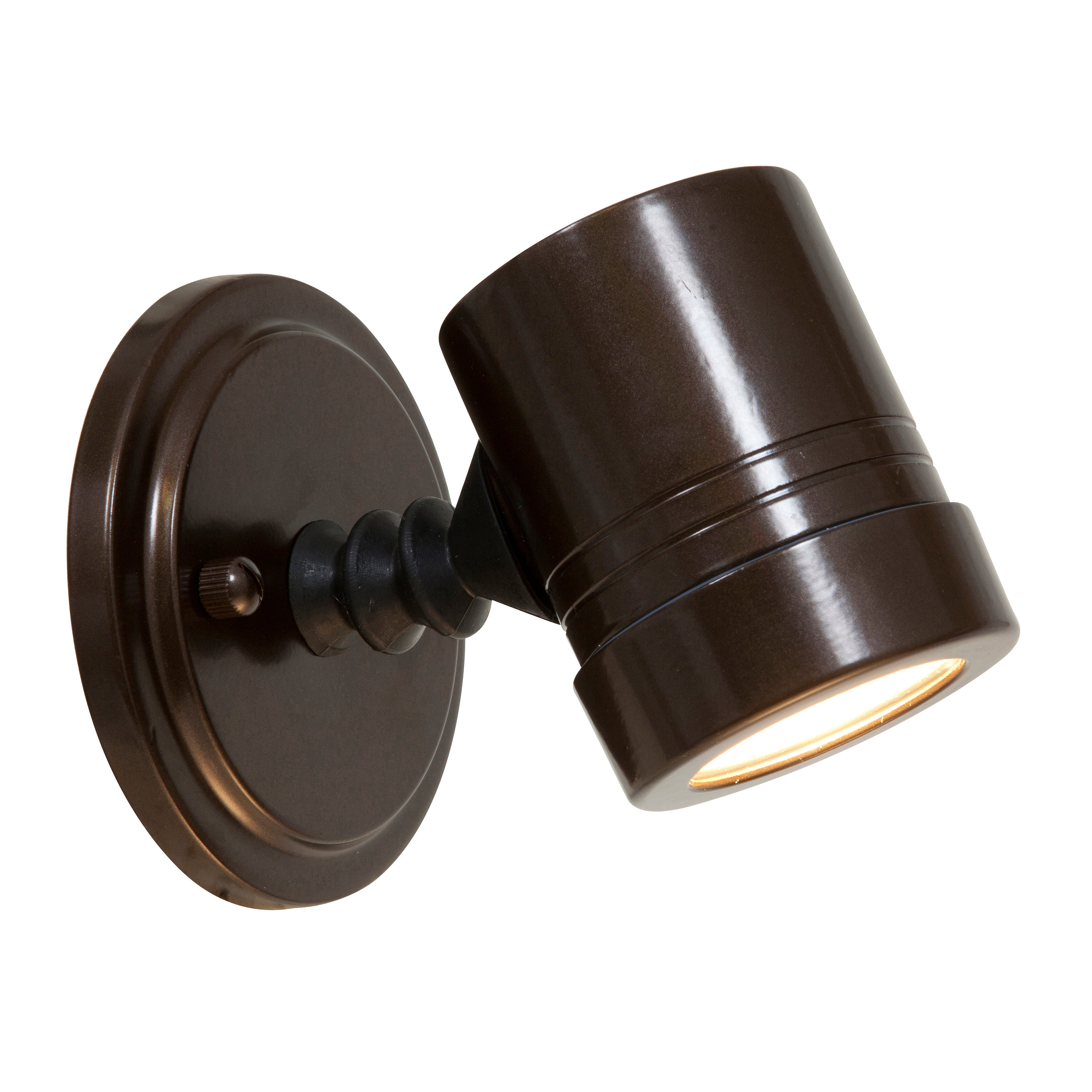 bronze outdoor adjustable spotlight