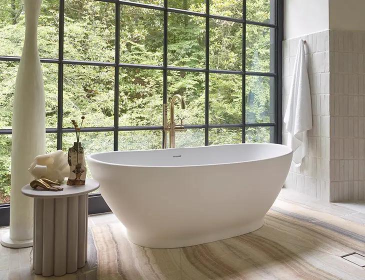 white bathtub
