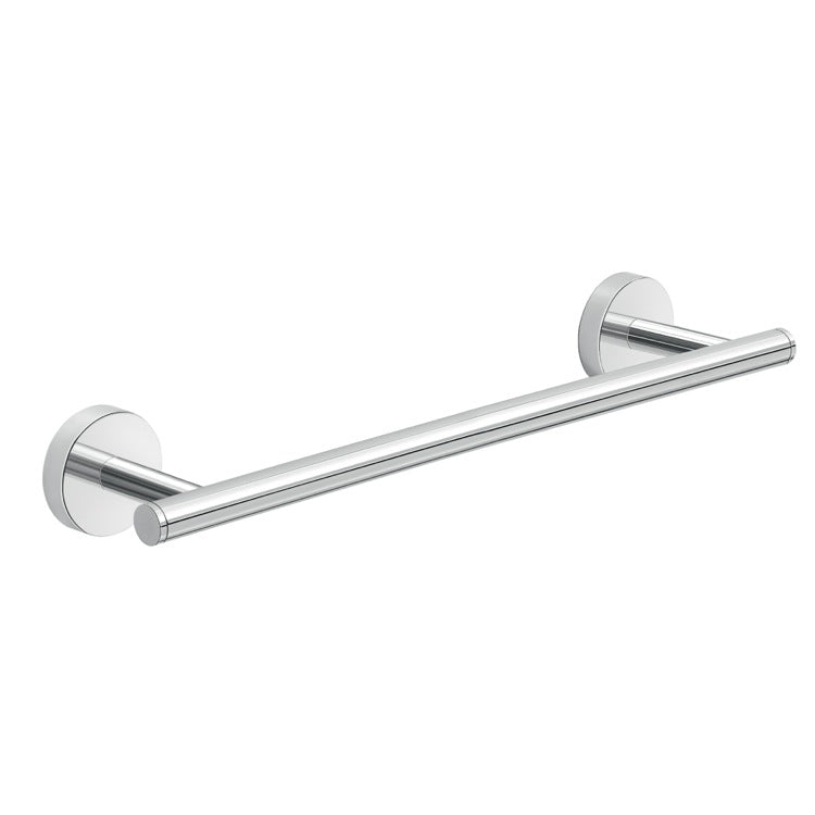 polished chrome towel bar
