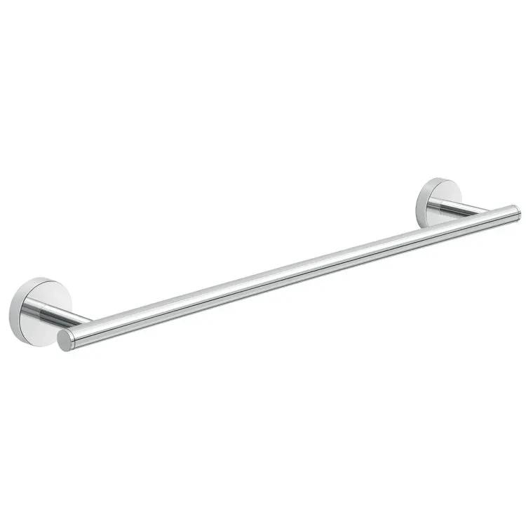 polished chrome towel bar