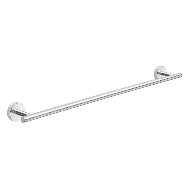 polished chrome towel bar