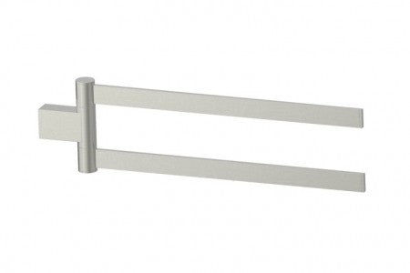 polished chrome towel bar