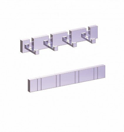 polished chrome robe hook