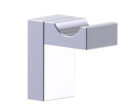 polished chrome robe hook