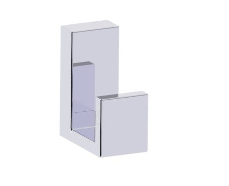 polished chrome robe hook