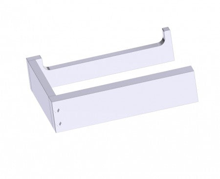 polished chrome tissue holder