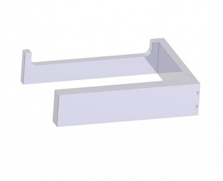 polished chrome tissue holder