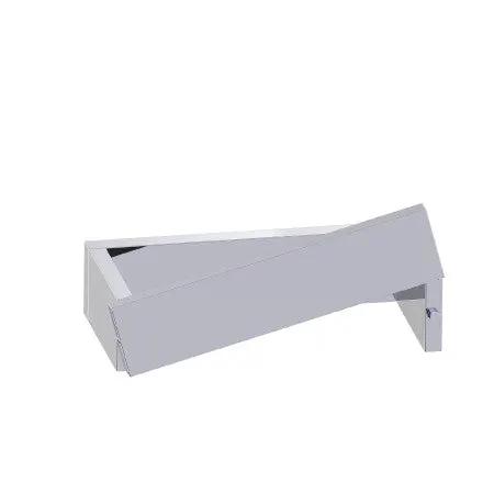 polished chrome tissue holder