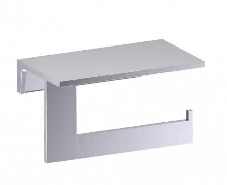 polished chrome tissue holder