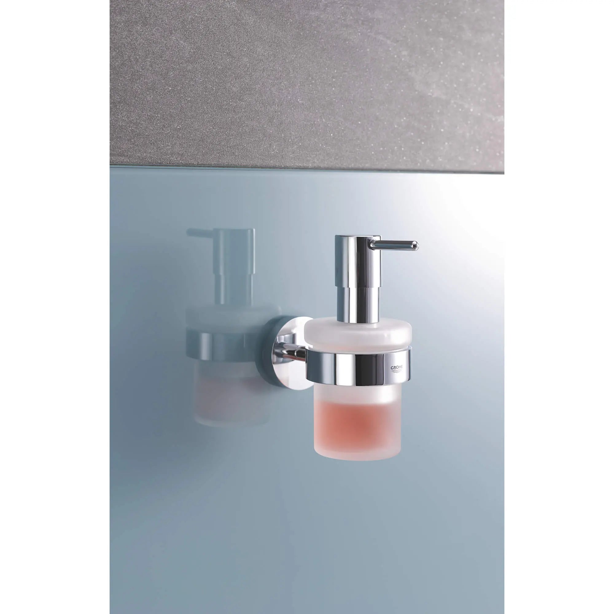 chrome soap dispenser