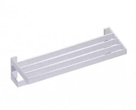 polished chrome towel bar