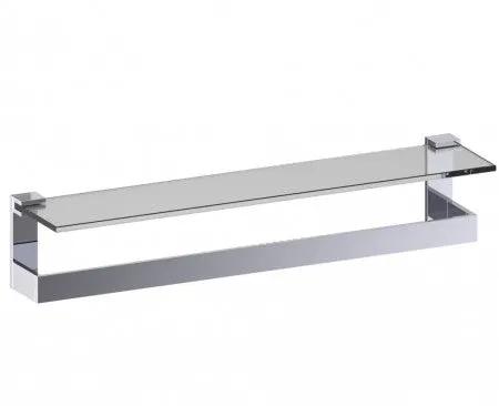 polished chrome towel bar