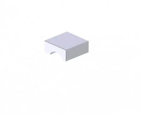 polished chrome cabinet knob