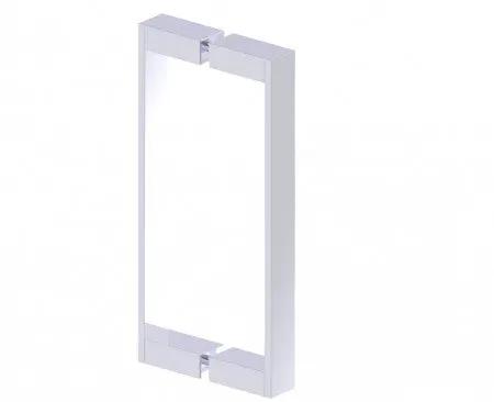 polished chrome door handle