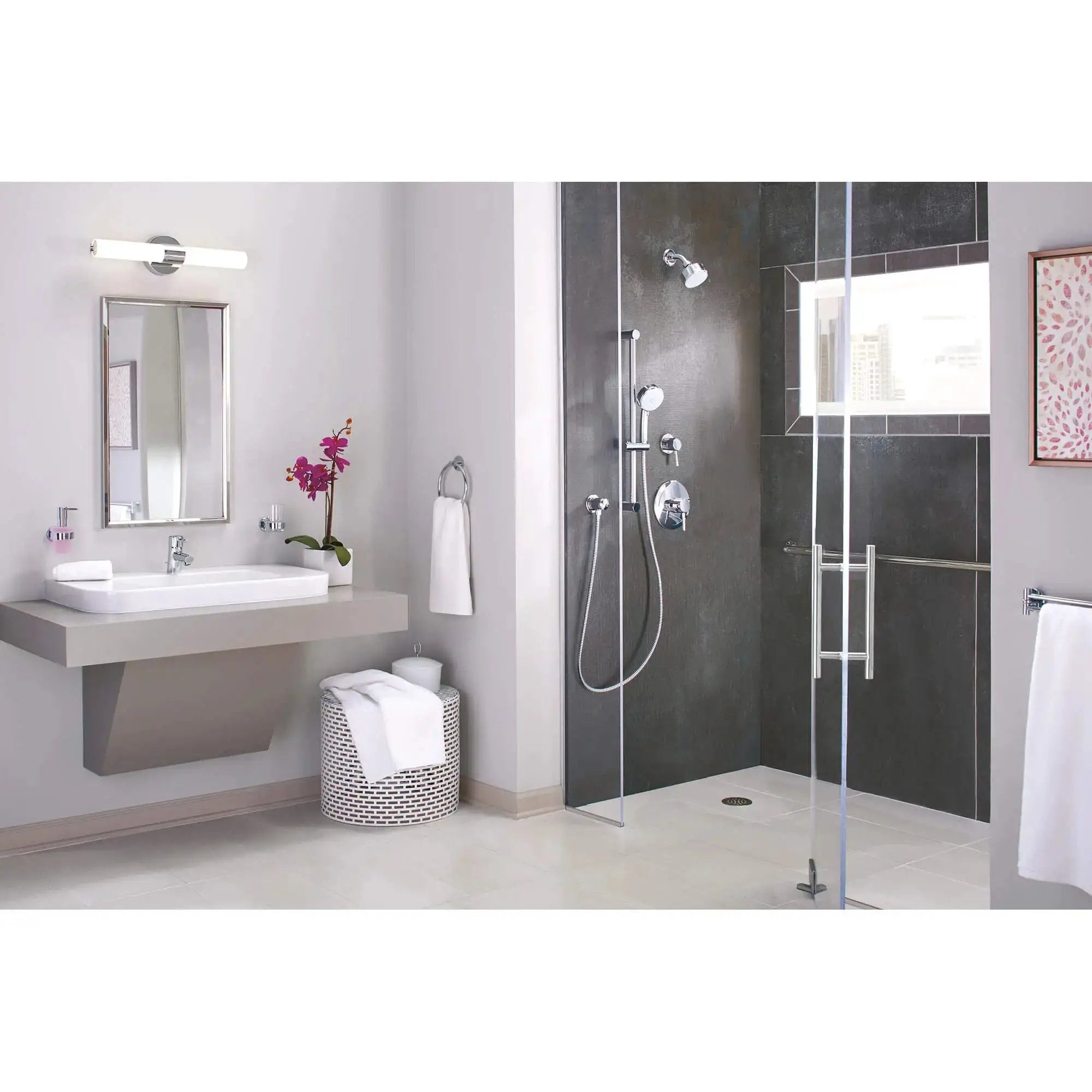 chrome soap dispenser