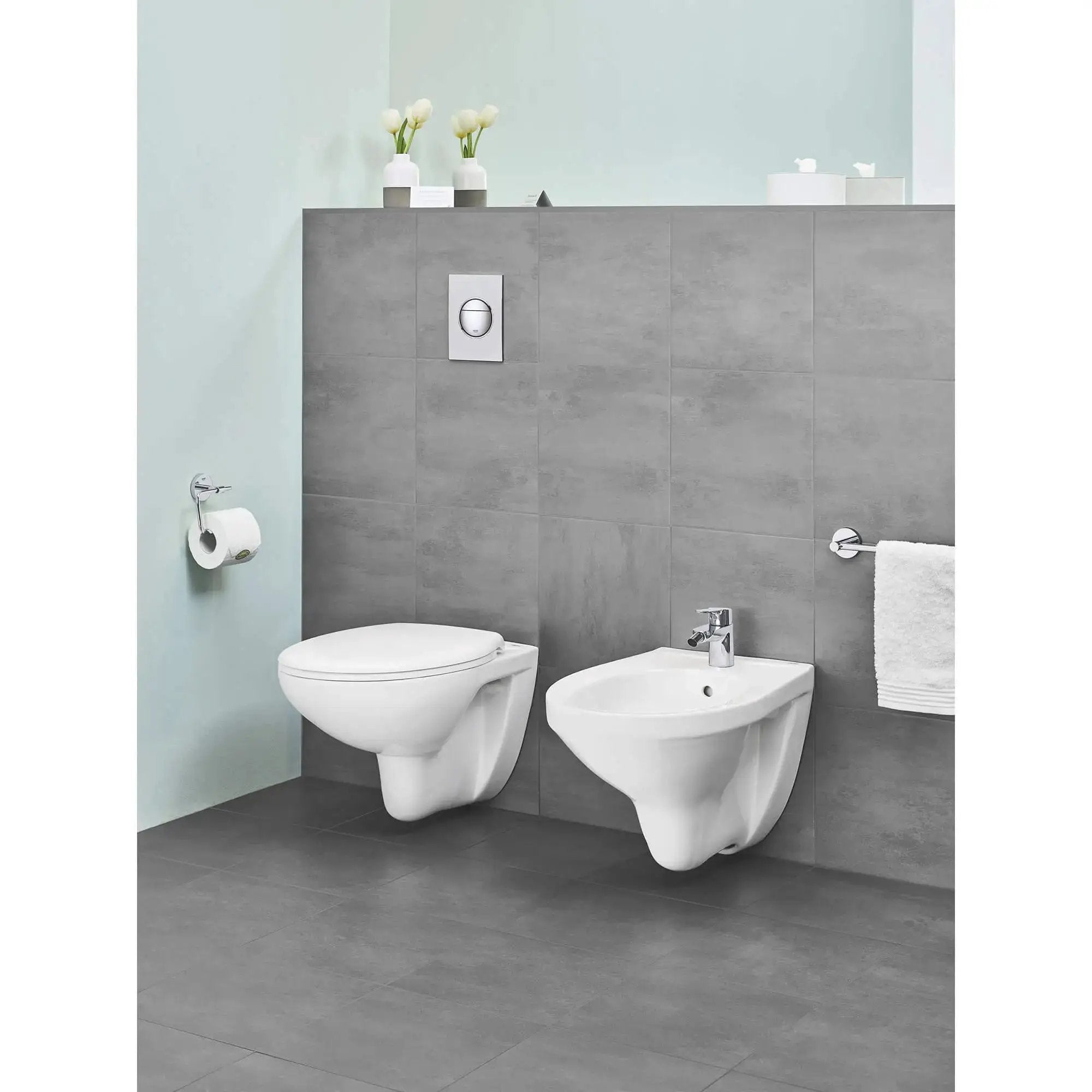 chrome toilet paper holder