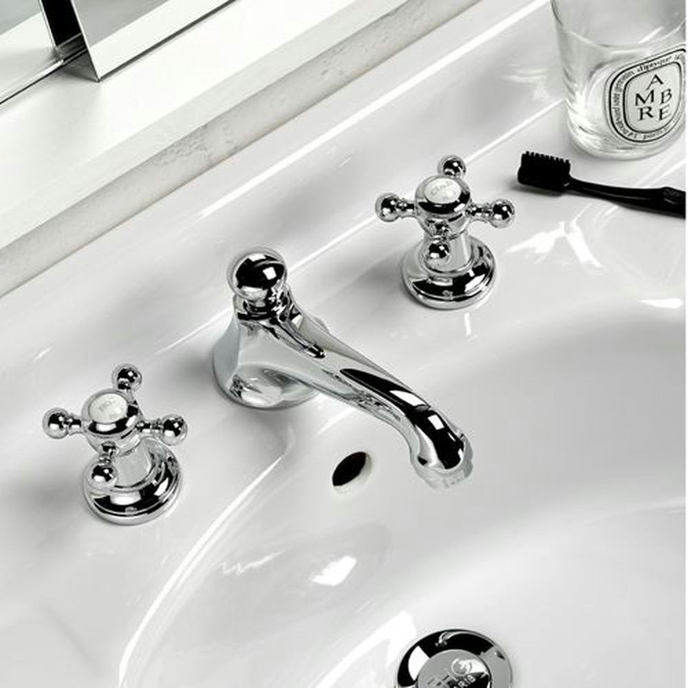 chrome polished faucet