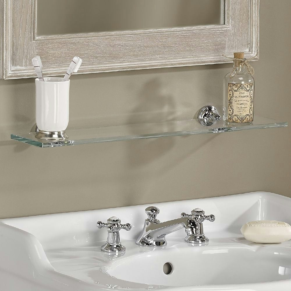 chrome polished faucet