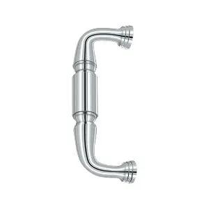 polished chrome door pull