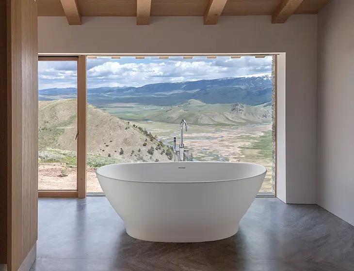 white bathtub