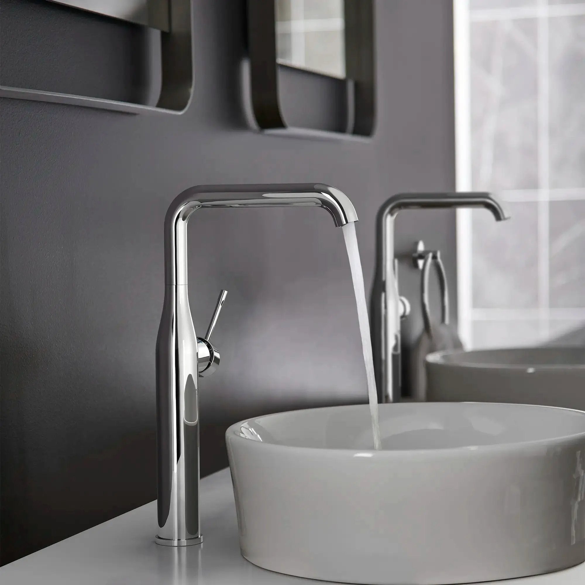 chrome faucet