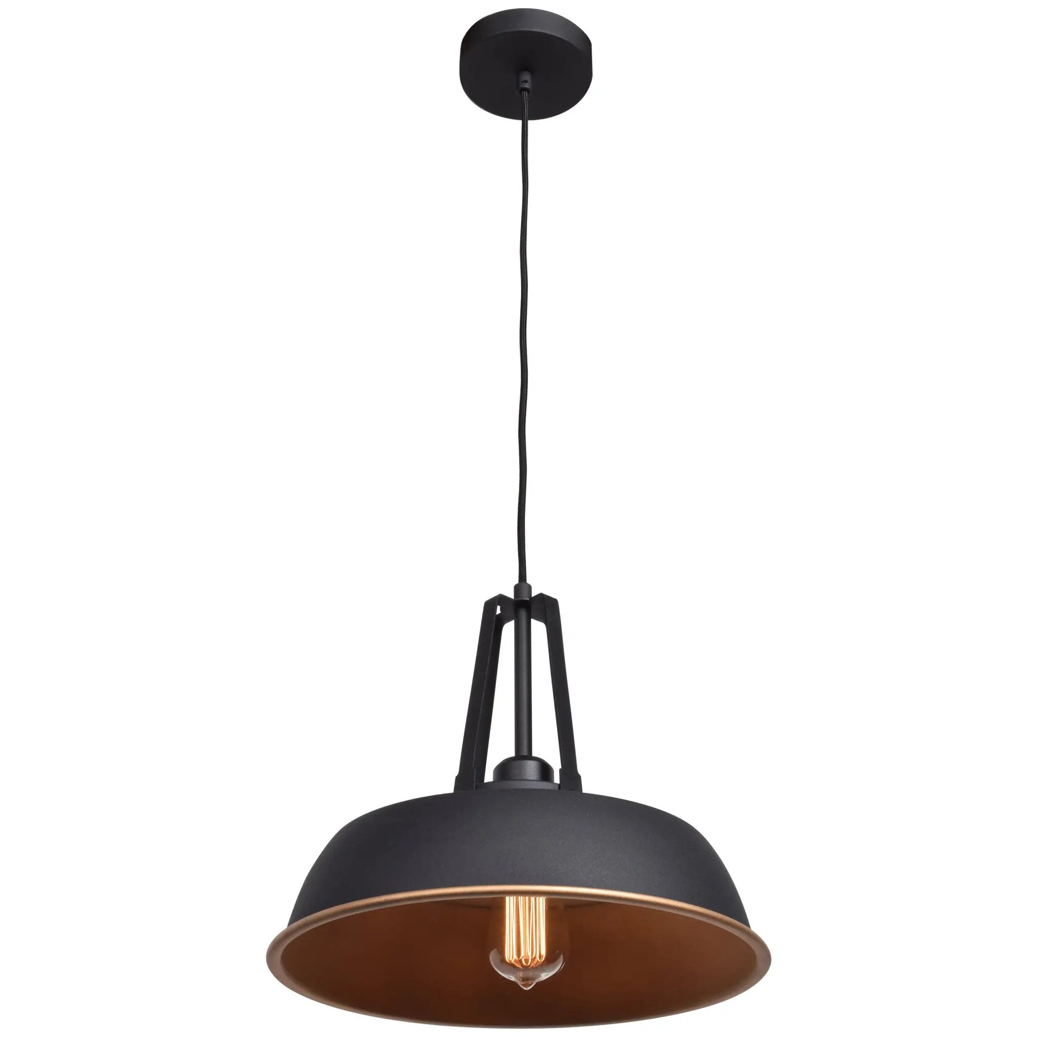 matte black pendant