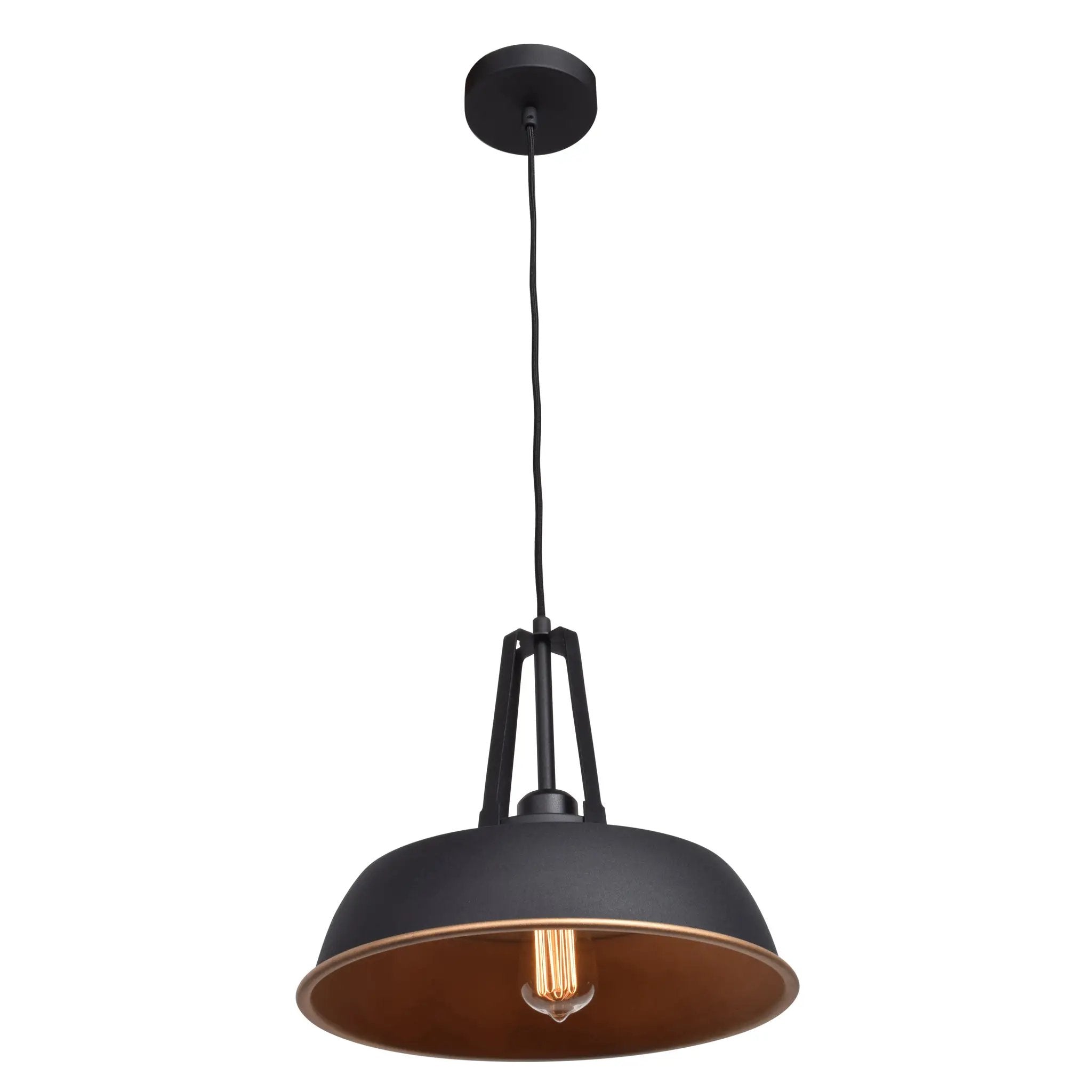 matte black pendant