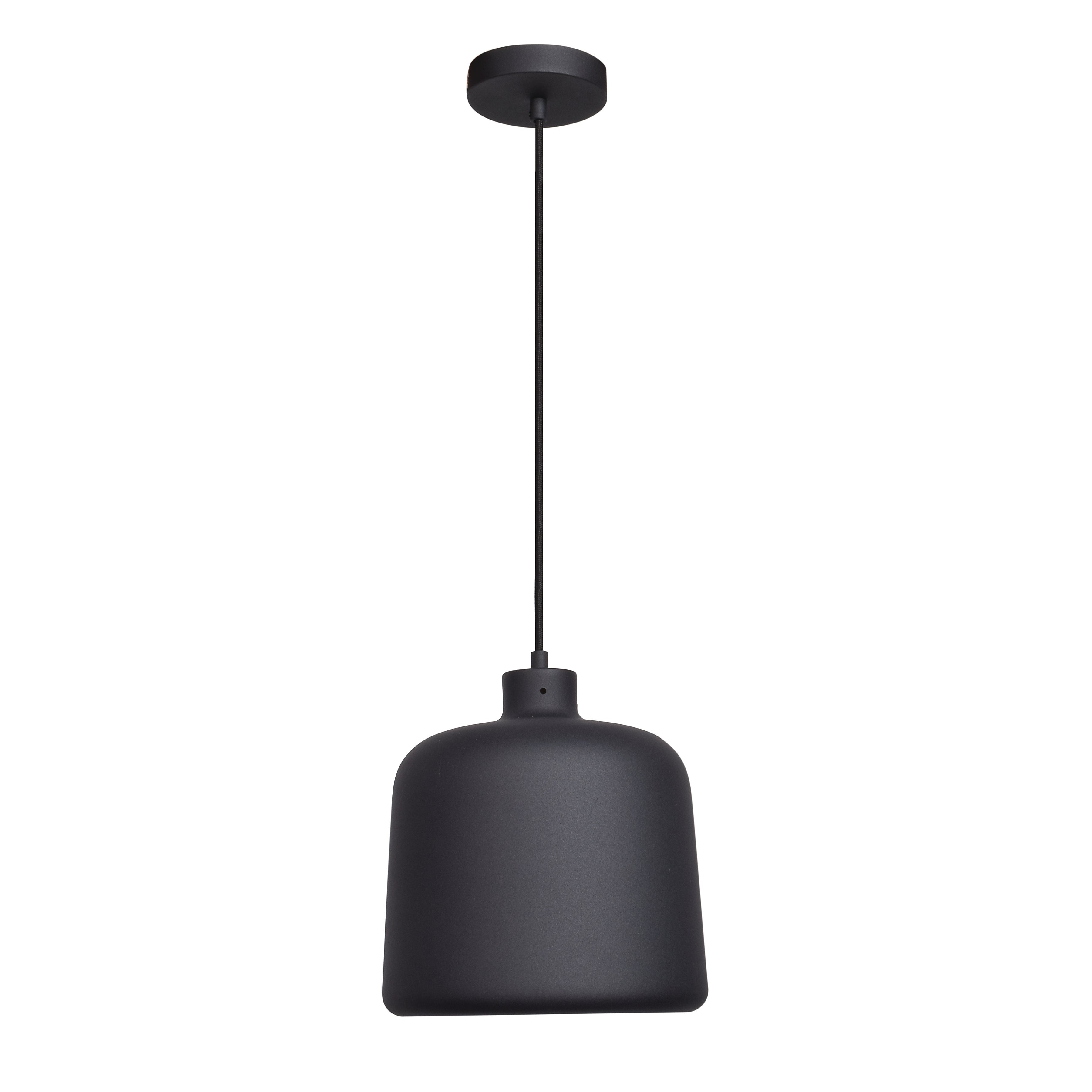 matte black led pendant