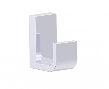 polished chrome robe hook