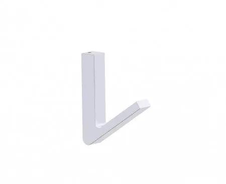 polished chrome coat hook