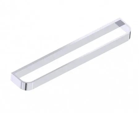 polished chrome towel bar