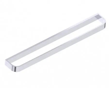 polished chrome towel bar